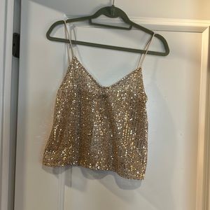 Zara sparkling tank top